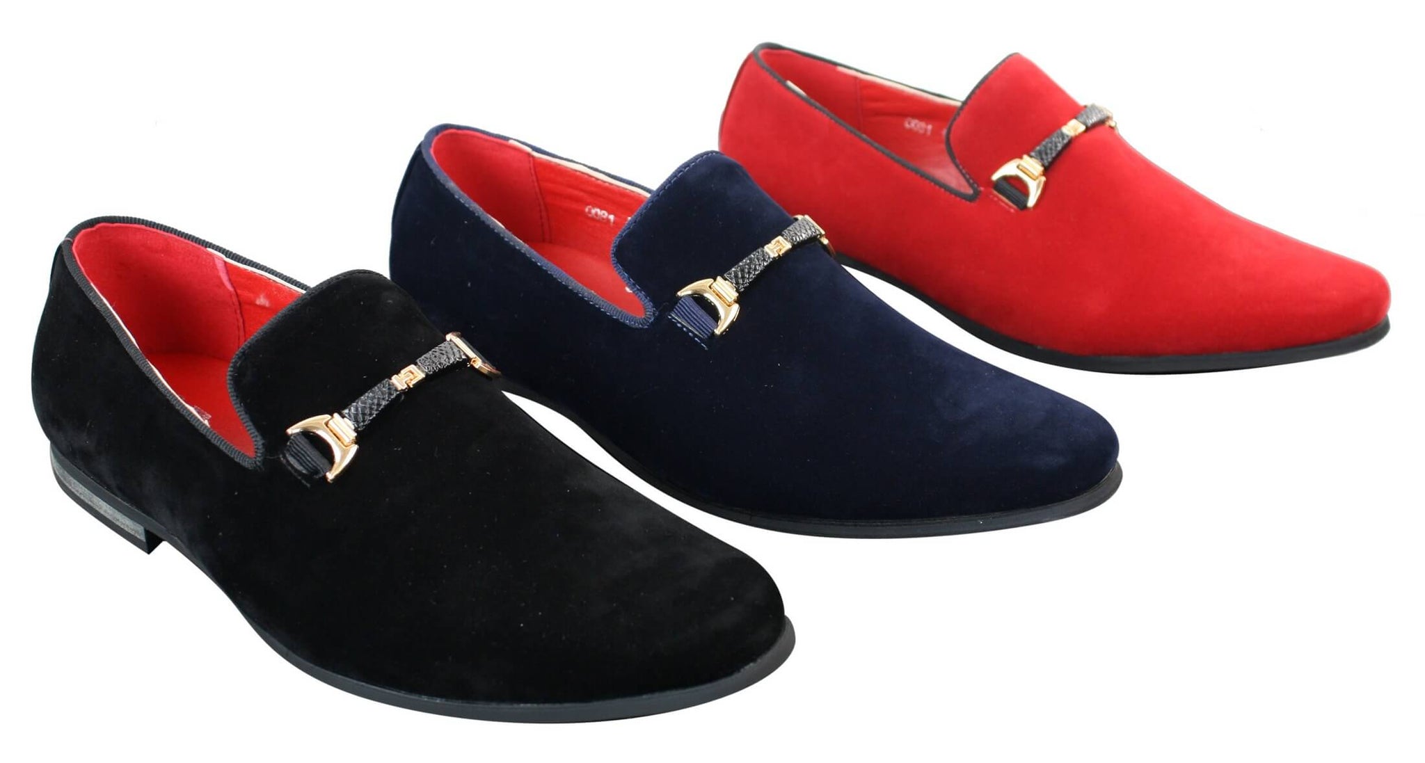 Ανδρικά παπούτσια με αγκράφα και slip-on