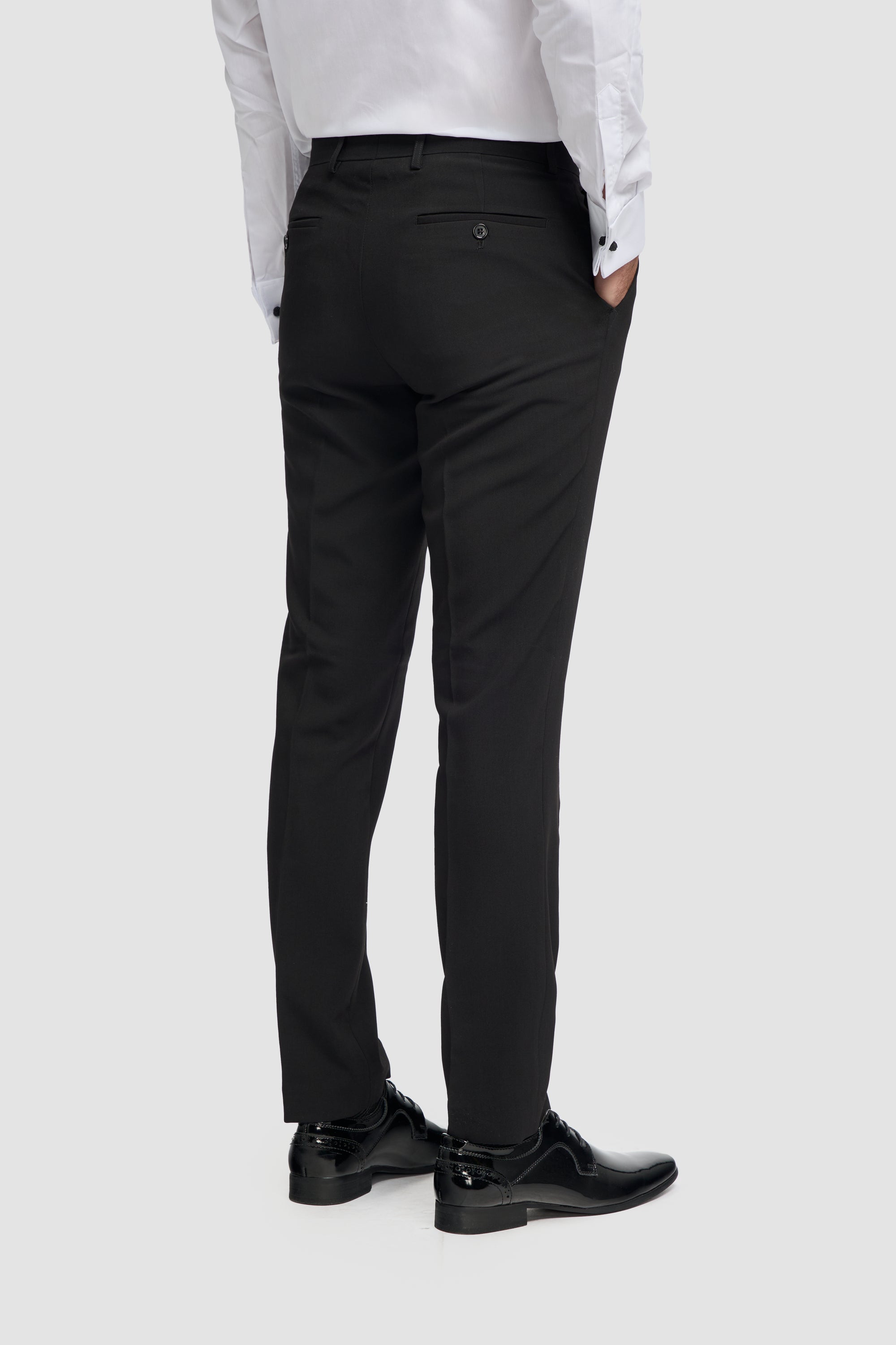 Tux - Ανδρικό Μαύρο Κλασικό Παντελόνι Tuxedo