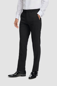 Tux - Ανδρικό Μαύρο Κλασικό Παντελόνι Tuxedo