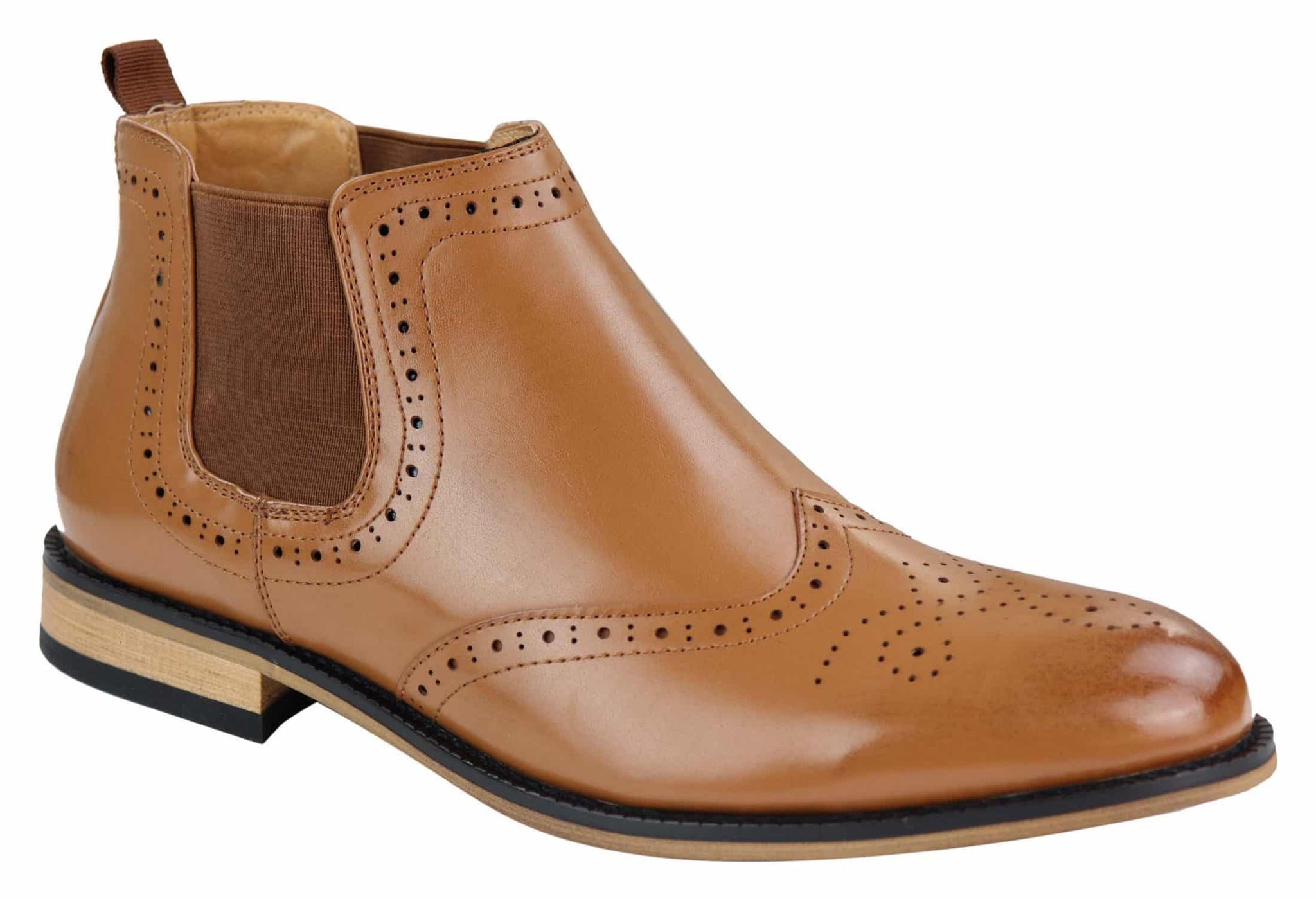 Ανδρικές μπότες Brogue Slip-On