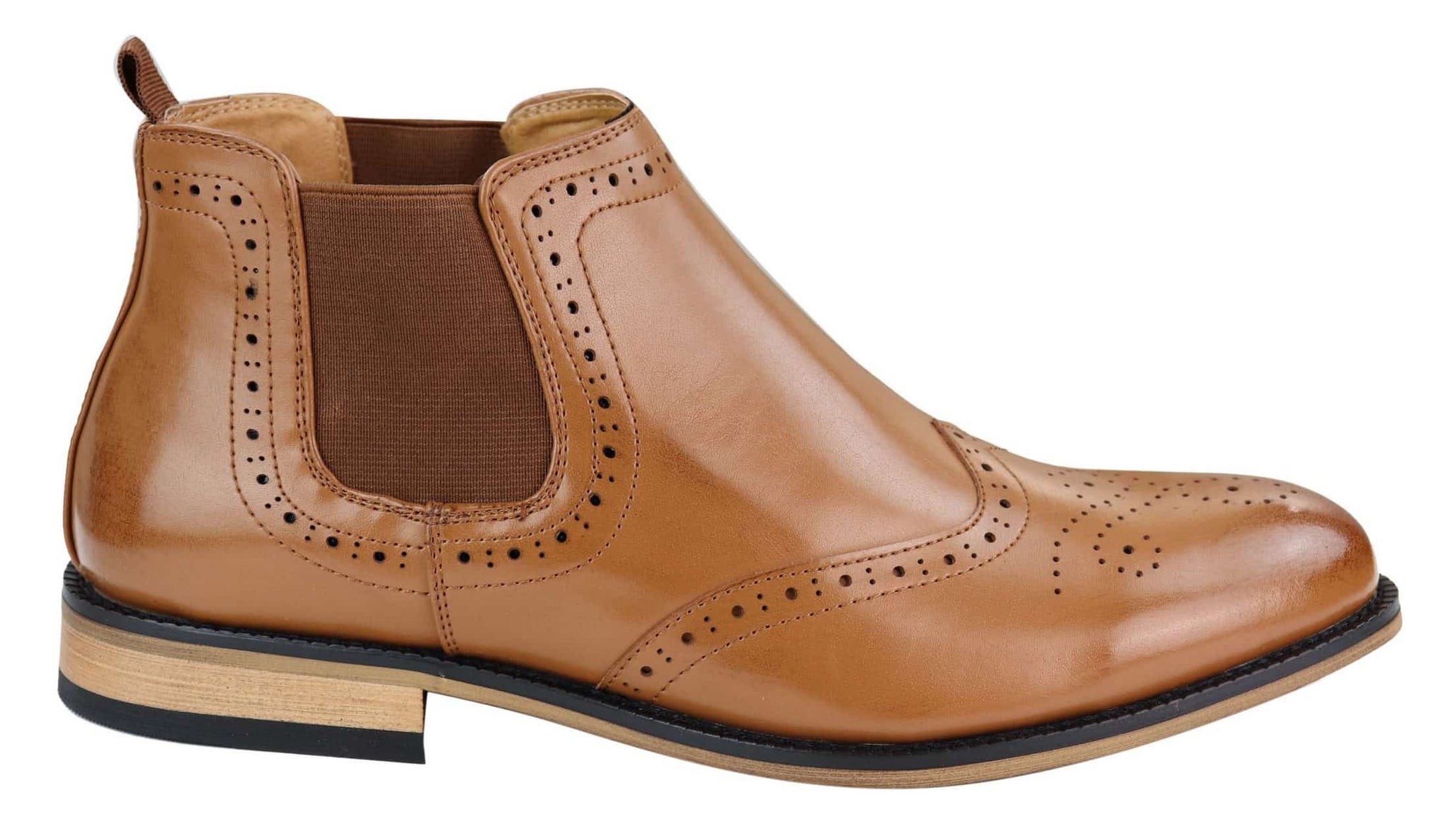Ανδρικές μπότες Brogue Slip-On