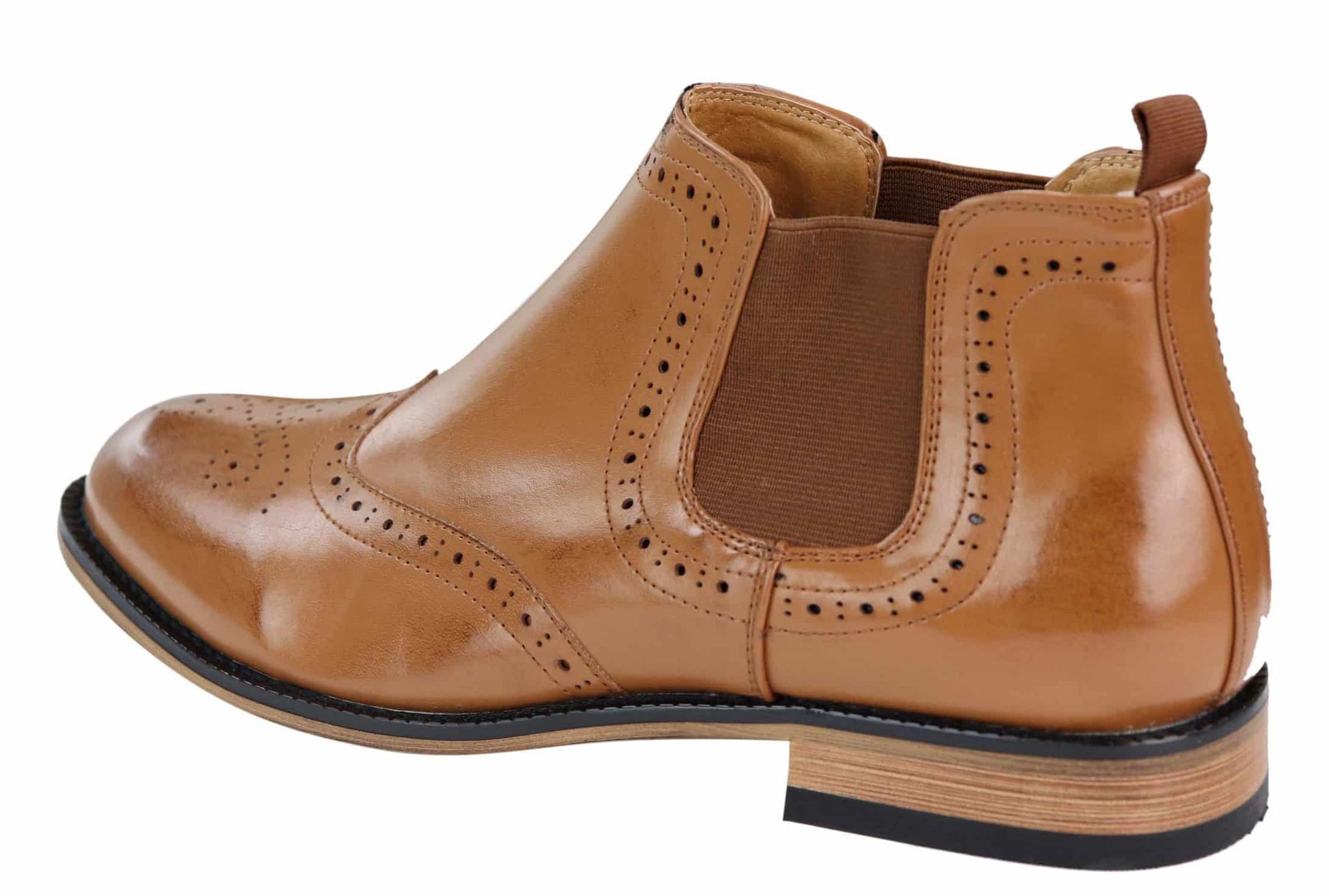 Ανδρικές μπότες Brogue Slip-On