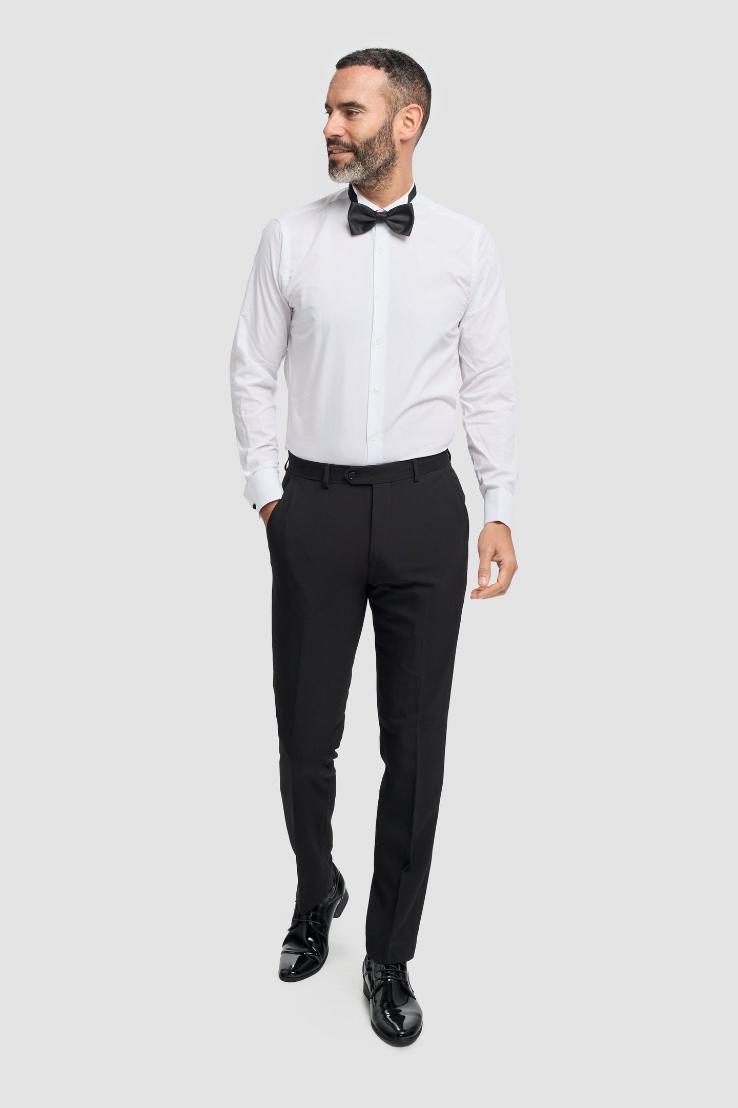Tux - Ανδρικό Μαύρο Κλασικό Παντελόνι Tuxedo