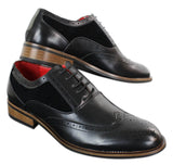 Ανδρικά μαύρα παπούτσια Brogue