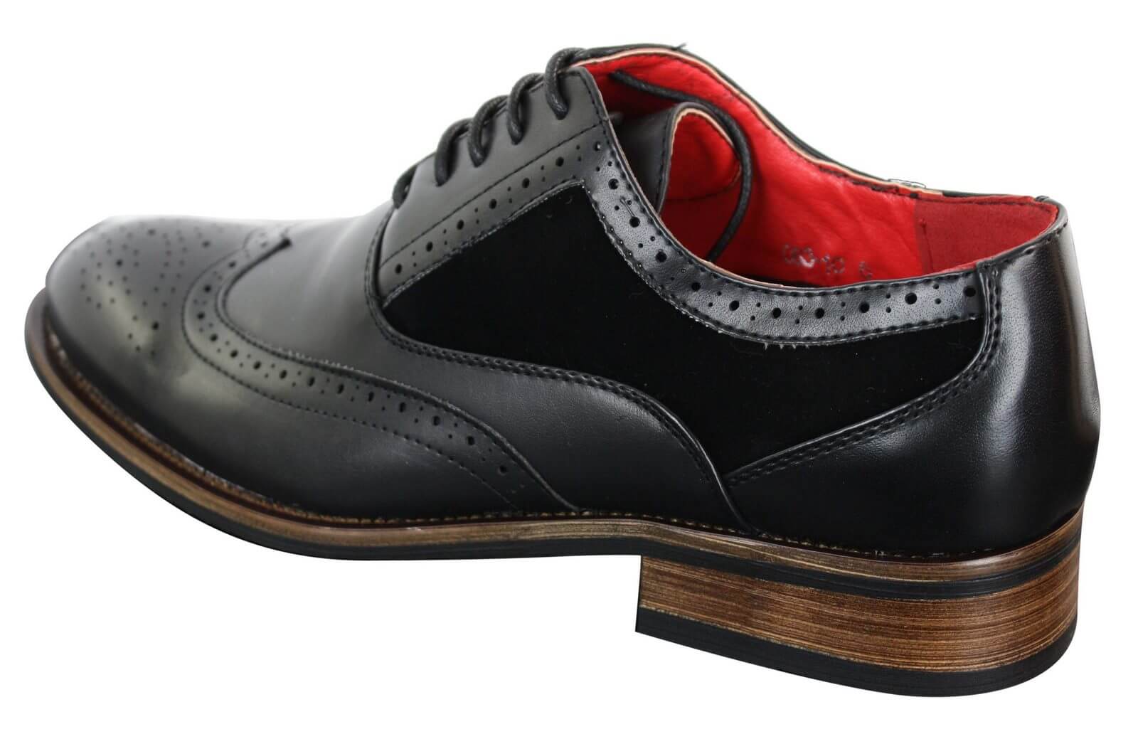 Ανδρικά μαύρα παπούτσια Brogue