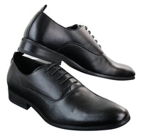 Ανδρικά Slip-on Δερμάτινα Παπούτσια PU από Δαντέλα σε Κλασικό Στυλ, Ρετρό