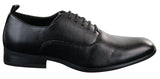 Ανδρικά Slip-on Δερμάτινα Παπούτσια PU από Δαντέλα σε Κλασικό Στυλ, Ρετρό