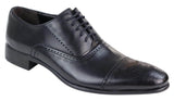 Ανδρικά κλασικά μαύρα παπούτσια Brogue
