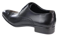 Ανδρικά κλασικά μαύρα παπούτσια Brogue