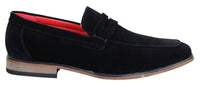 Fiorello 1807 - Ανδρικά Σουέτ Faux Slip Onl Παπούτσια Ιταλικού Σχεδιασμού Κλασικά Μοκασίνια