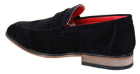 Fiorello 1807 - Ανδρικά Σουέτ Faux Slip Onl Παπούτσια Ιταλικού Σχεδιασμού Κλασικά Μοκασίνια