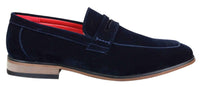 Fiorello 1807 - Ανδρικά Σουέτ Faux Slip Onl Παπούτσια Ιταλικού Σχεδιασμού Κλασικά Μοκασίνια