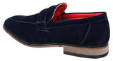 Fiorello 1807 - Ανδρικά Σουέτ Faux Slip Onl Παπούτσια Ιταλικού Σχεδιασμού Κλασικά Μοκασίνια