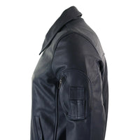 Ανδρικό Δερμάτινο Μπουφάν Harrington Navy Bomber Classic Pilot