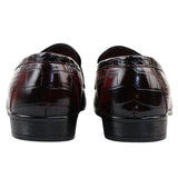 Ανδρικά επίσημα κόκκινα μοκασίνια Slip On