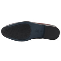 Ανδρικά επίσημα κόκκινα μοκασίνια Slip On