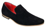 Ανδρικά Δερμάτινα Παπούτσια PU Slip On Μαύρα, Έξυπνα και Καθημερινά