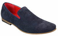 Ανδρικά Loafers από Δέρμα PU, Μπλε, Smart Casua