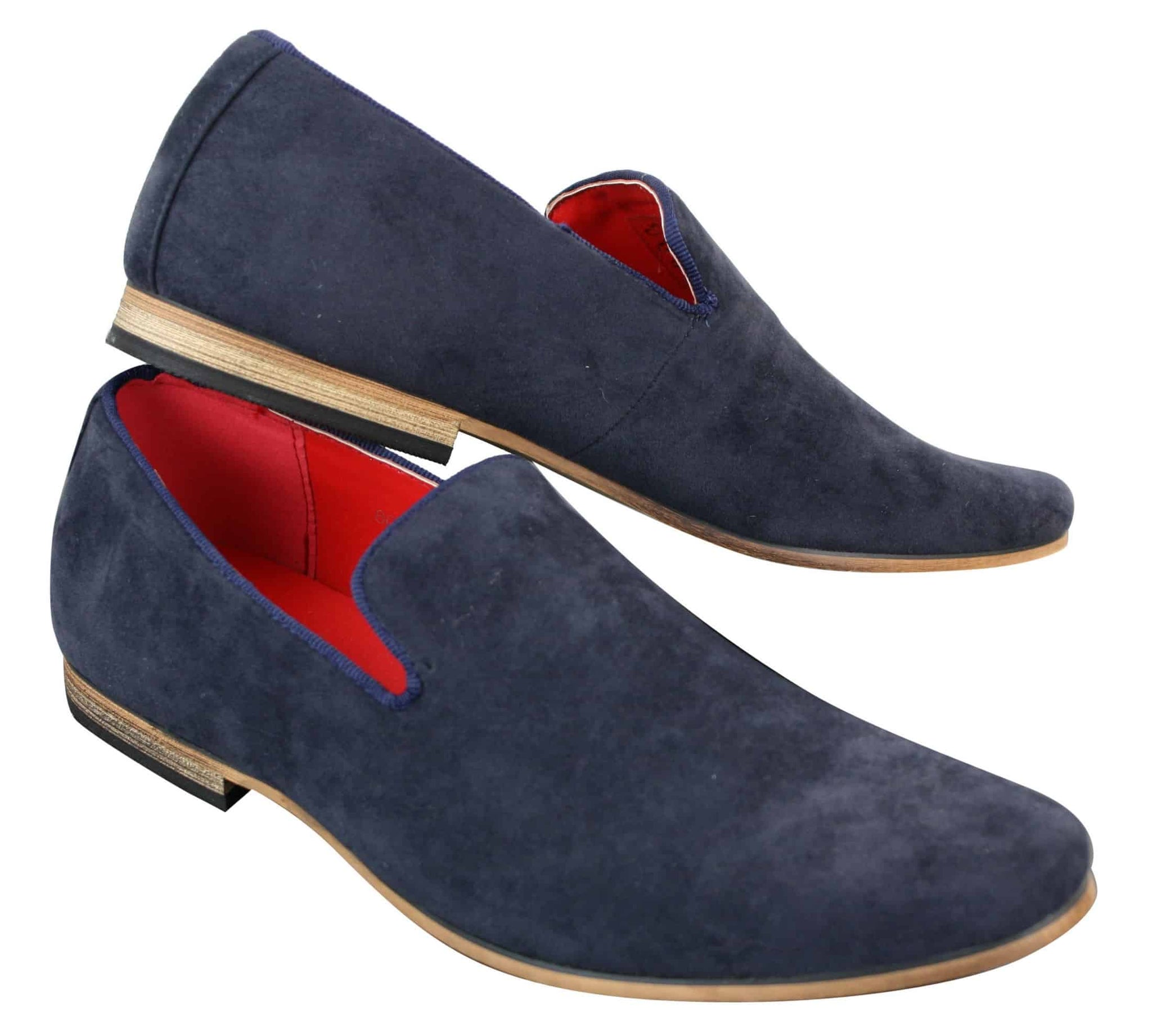 Ανδρικά Loafers από Δέρμα PU, Μπλε, Smart Casua