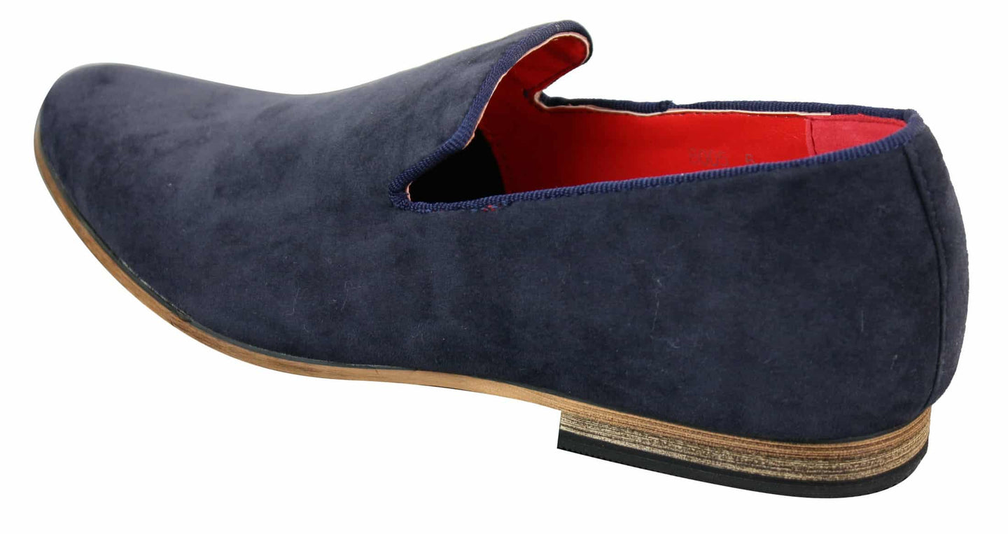 Ανδρικά Loafers από Δέρμα PU, Μπλε, Smart Casua