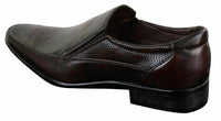 Ανδρικά καφέ μαύρα επίσημα slip-on παπούτσια Smart Slip-on από ύφασμα PU δέρμα ιταλικού σχεδιασμού