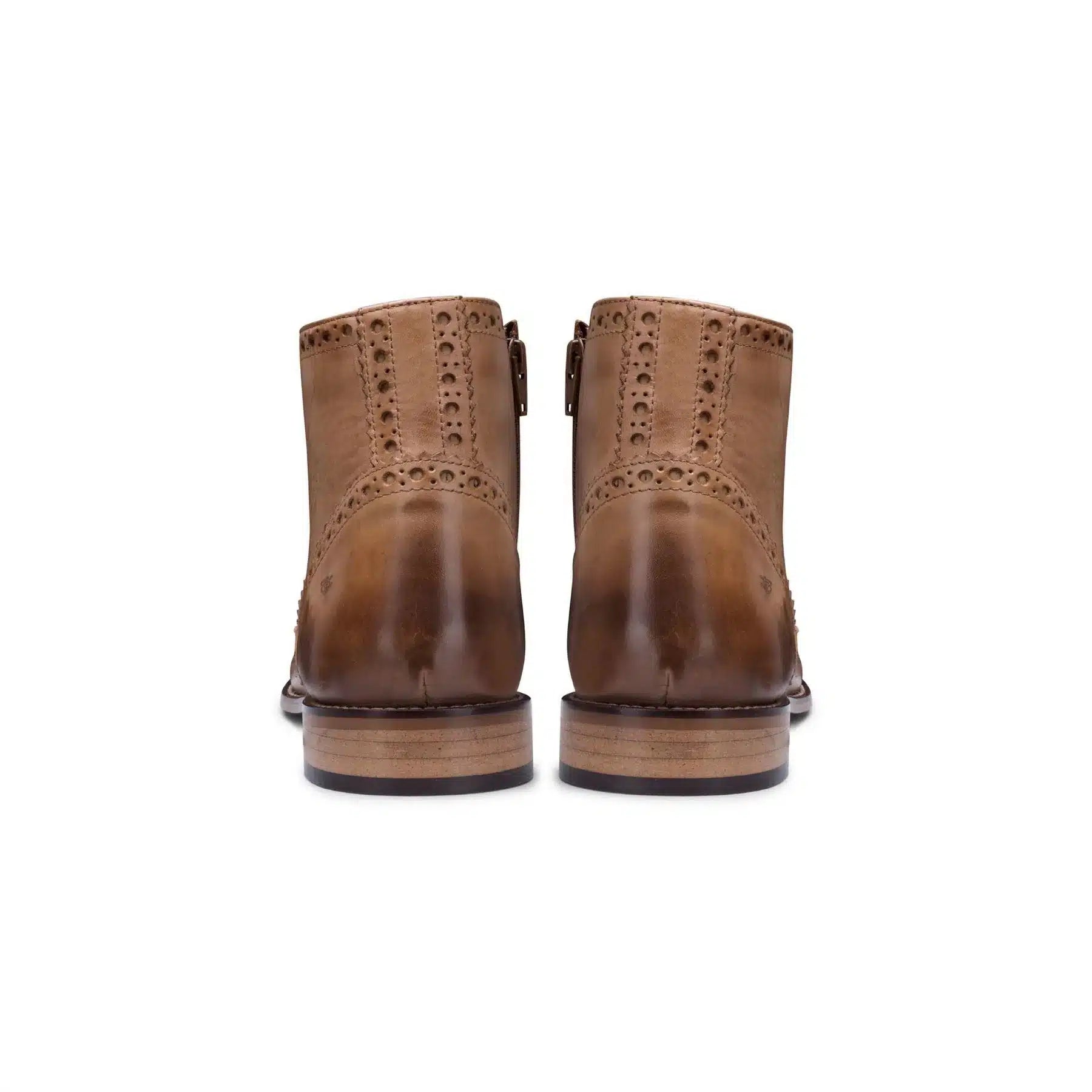 Ανδρικά vintage μπότες από γνήσιο δέρμα, brogues, σουέτ τουίντ, δεκαετία του 1920, κομψά επίσημα παπούτσια με κορδόνια
