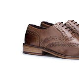 Ανδρικά vintage παπούτσια από γνήσιο δέρμα, Brogues, σουέτ τουίντ, δεκαετία του 1920, κομψά, επίσημα παπούτσια με κορδόνια