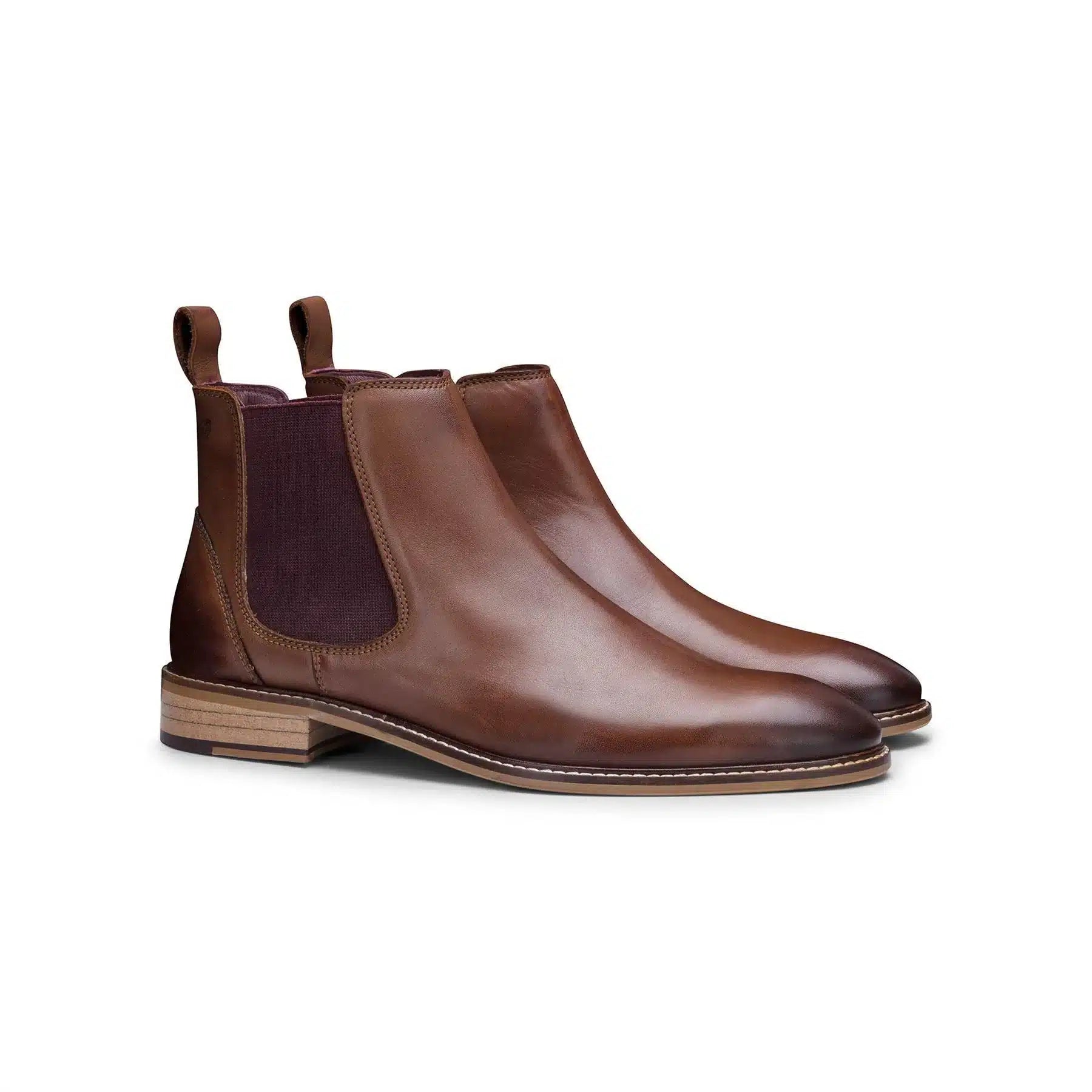 Ανδρικές Δερμάτινες Μπότες Chelsea Dealer Slip On Κομψές, Καθημερινές, Ρετρό, Vintage, Κλασικές Παρωπίδες