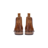 Ανδρικές Δερμάτινες Μπότες Chelsea Dealer Slip On Κομψές, Καθημερινές, Ρετρό, Vintage, Κλασικές Παρωπίδες