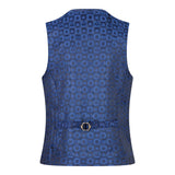 Αγόρι Marc Darcy Τριπλό Κοστούμι Γκρι Prince Of Wales Μπλε Καρό Vintage Retro