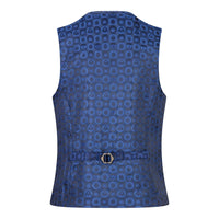 Αγόρι Marc Darcy Τριπλό Κοστούμι Γκρι Prince Of Wales Μπλε Καρό Vintage Retro