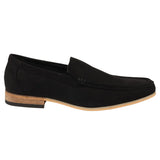 Ανδρικά Slip On Μαύρα Ελαφριά Σουέτ Μοκασίνια