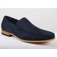 Ανδρικά Slip On Μοκασίνια σε Navy Navy, Ελαφριά, Σουέτ