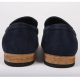Ανδρικά Slip On Μοκασίνια σε Navy Navy, Ελαφριά, Σουέτ