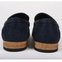Ανδρικά Slip On Μοκασίνια σε Navy Navy, Ελαφριά, Σουέτ