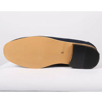 Ανδρικά Slip On Μοκασίνια σε Navy Navy, Ελαφριά, Σουέτ