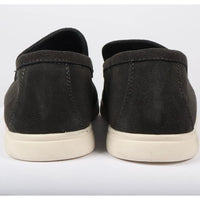 Ανδρικά Μαύρα Σουέτ Slip On Comfort Fit Loafers