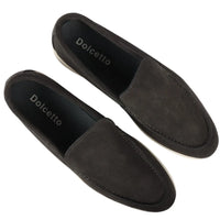 Ανδρικά Μαύρα Σουέτ Slip On Comfort Fit Loafers