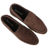 Ανδρικά μοκασίνια Slip On σε καφέ χρώμα από σουέτ και άνετη εφαρμογή