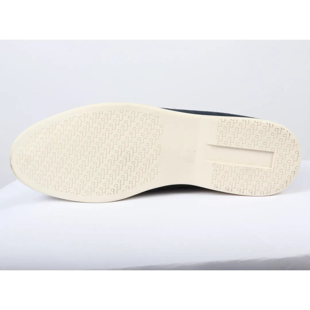 Ανδρικά μοκασίνια Slip On σε μπλε σκούρο χρώμα από σουέτ και άνετη εφαρμογή