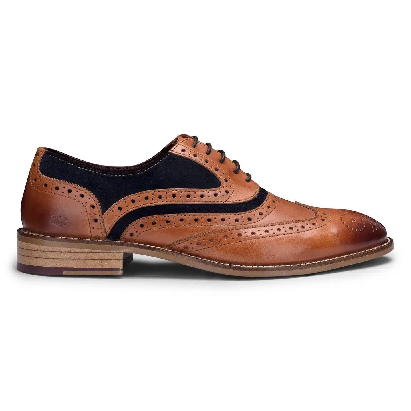 Ανδρικά vintage παπούτσια από γνήσιο δέρμα, Brogues, σουέτ τουίντ, δεκαετία του 1920, κομψά, επίσημα παπούτσια με κορδόνια