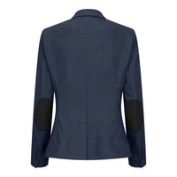 TPW52 - Γυναικείο καρό ολόσωμο κοστούμι Prince Of Wales σε μπλε χρώμα, 3 τεμάχια
