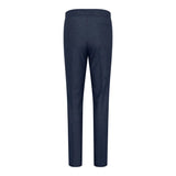 TPW52 - Γυναικείο καρό ολόσωμο κοστούμι Prince Of Wales σε μπλε χρώμα, 3 τεμάχια