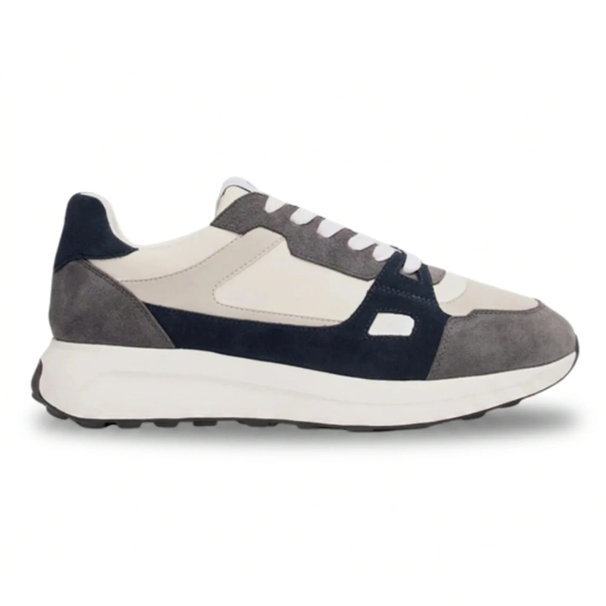 Albany - Ανδρικά Γκρι Αναπνέοντα Πλέγματα Casual Sneakers