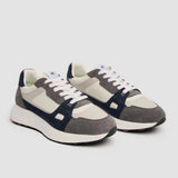 Albany - Ανδρικά Γκρι Αναπνέοντα Πλέγματα Casual Sneakers