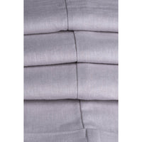 Alvari - Ανδρικό Γκρι Λινό Κλασικό Καλοκαιρινό Κοστούμι 2 Τεμαχίων