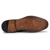 Arlo - Ανδρικά Καφέ Δερμάτινα Παπούτσια Brogue από Τουίντ