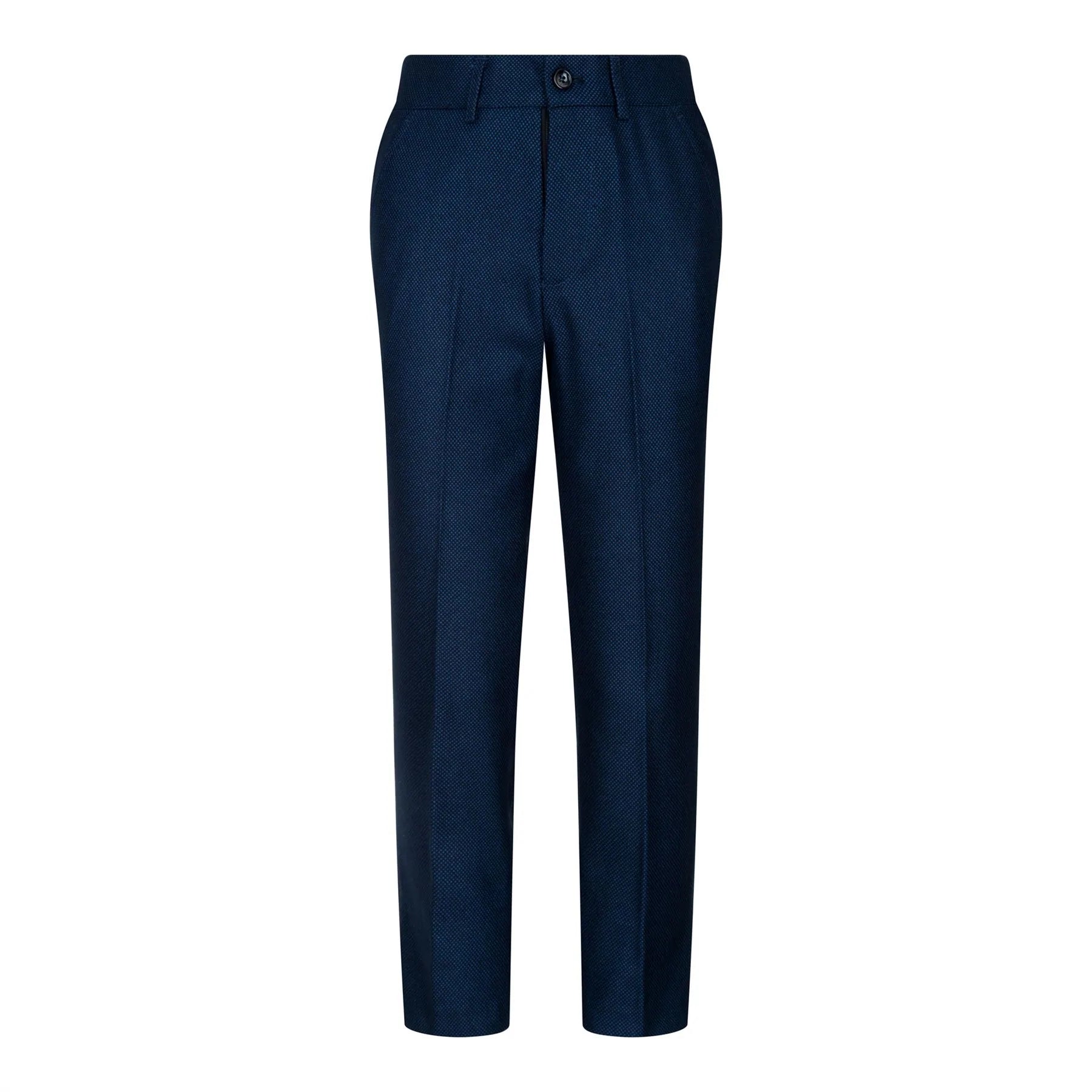 Μπλε Σκούρο Μπλε Κοστούμι για Αγόρια από Τουίντ, 3 Τεμάχια, Κομψό, Επίσημο Γάμο, Κλασικό, Δεκαετία του 1920