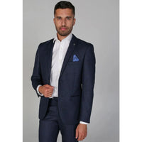 Arthur - Ανδρικό Birdseye Navy Blazer
