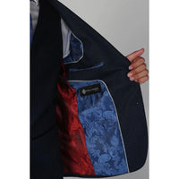 Arthur - Ανδρικό Birdseye Navy Blazer